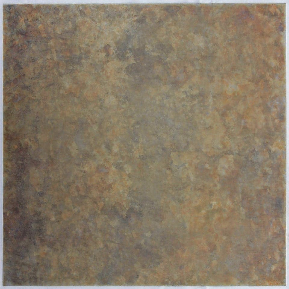 12“ SAMPLE OF THE BAROQUE ZINC™ SURFACE.