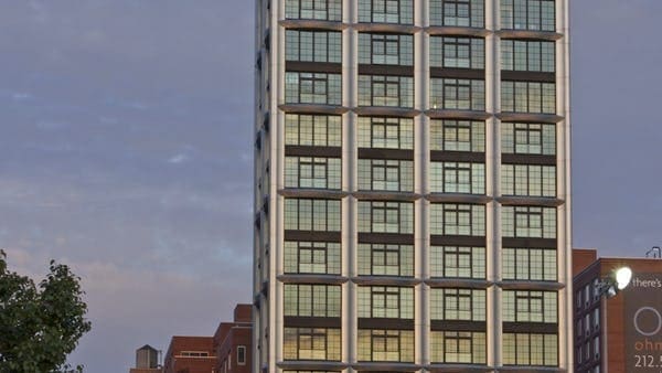 The 19-floor residential tower at 200 Eleventh Avenue