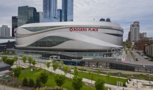 Rogers Place Arena Exterior Facade