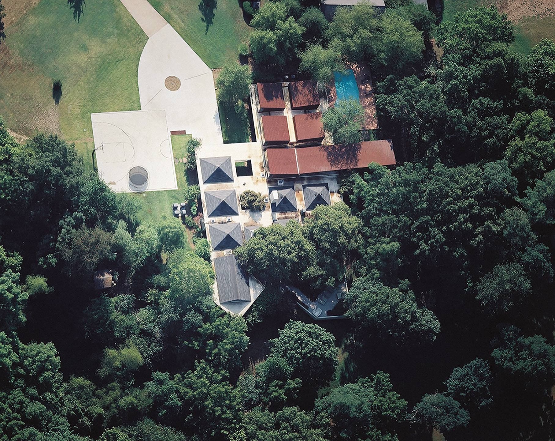 View of the Arkansas House from above.