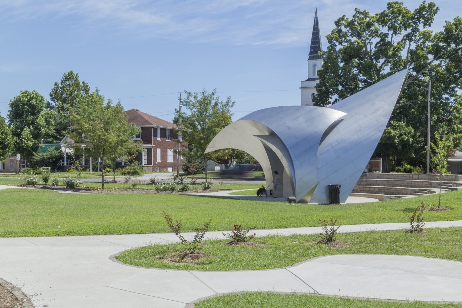 Murphysboro Town Park Pavilion and Bandshell by John Medwedeff