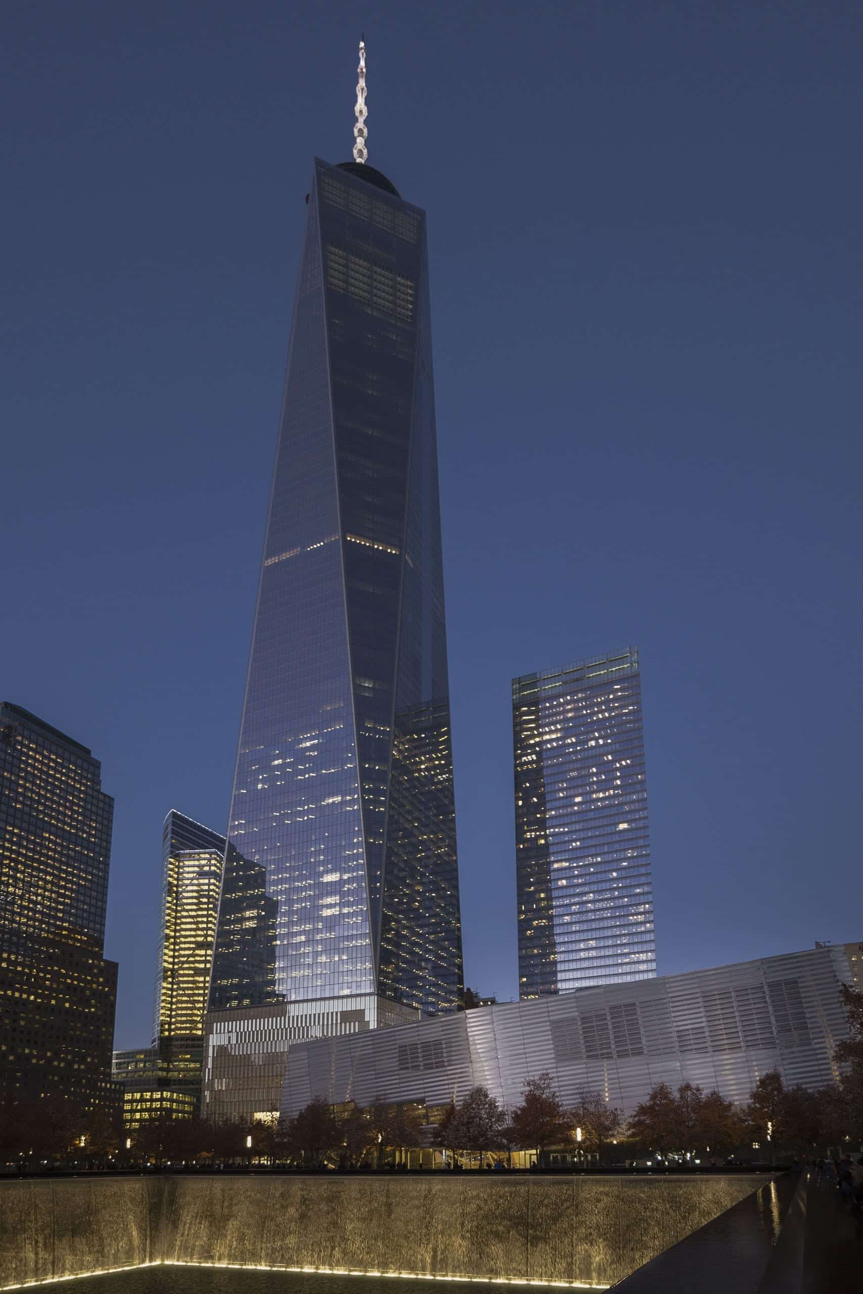 One World Trade Center with 911 Museum.