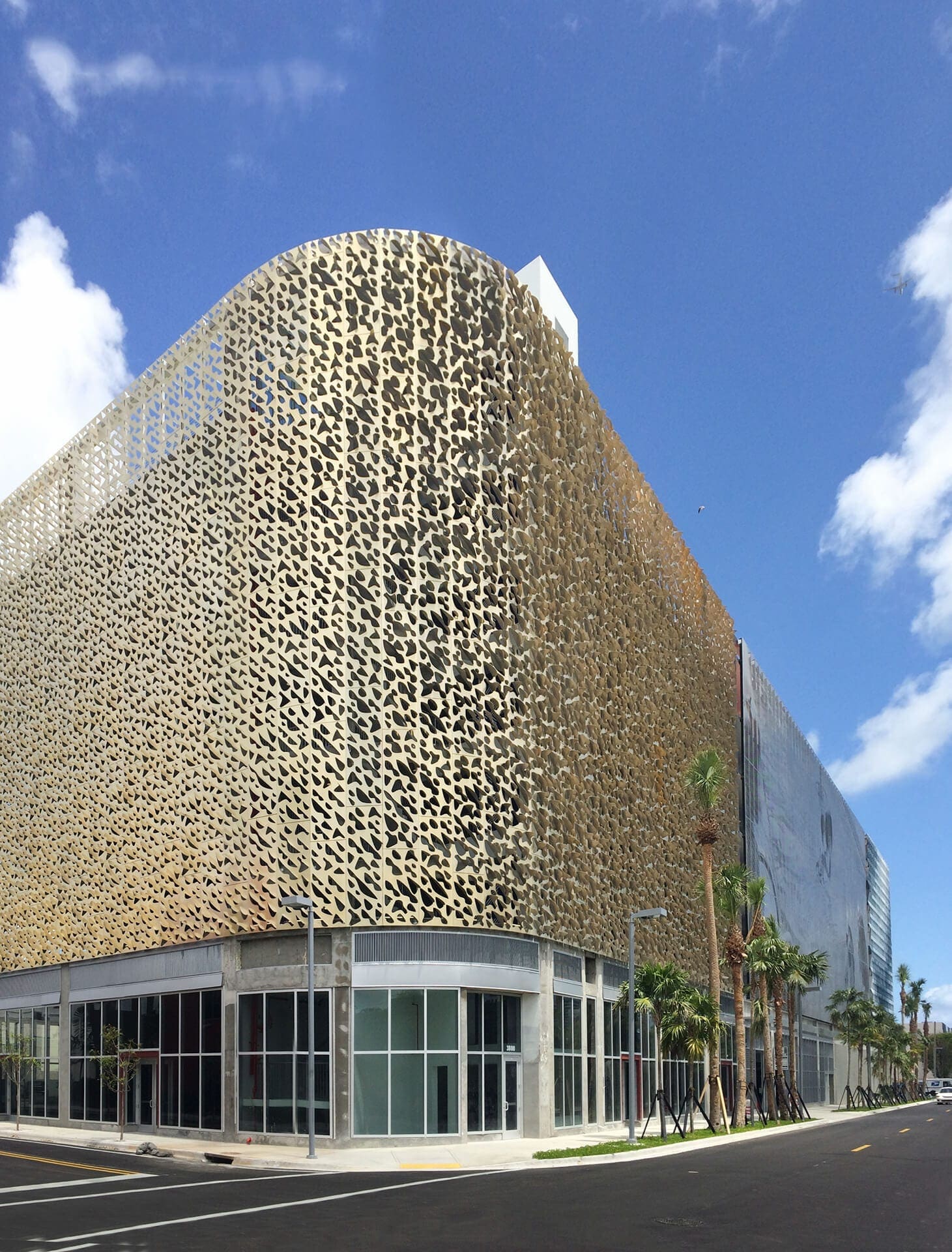 Photo of Leong Leong facade for the Miami City View Garage