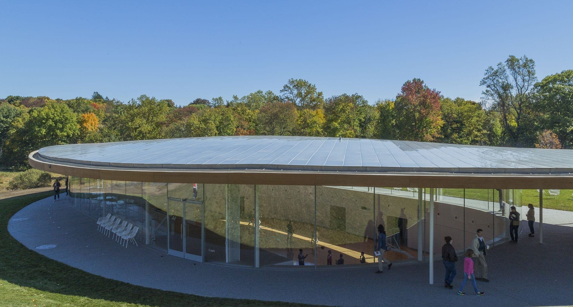 Building at Grace Farms.