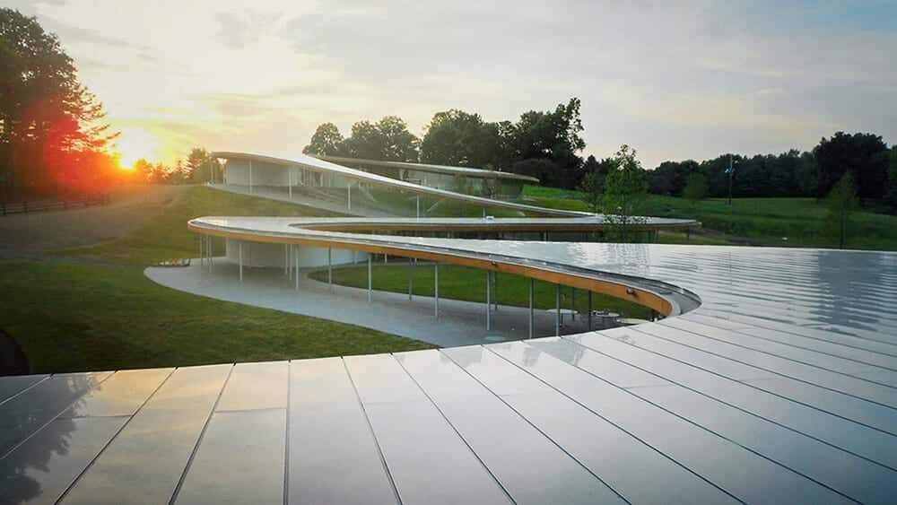 Roof detail for Grace Farms, designed by SANAA.