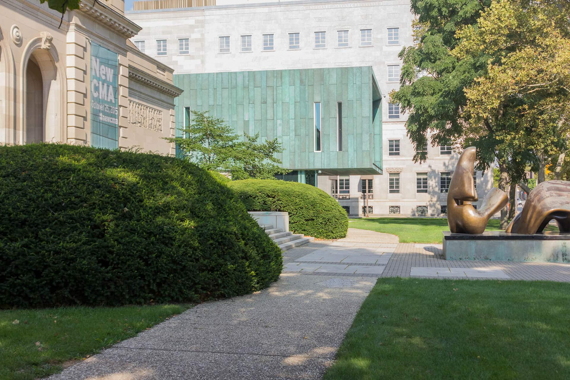 Columbus Museum of Art, view from the main entrance.