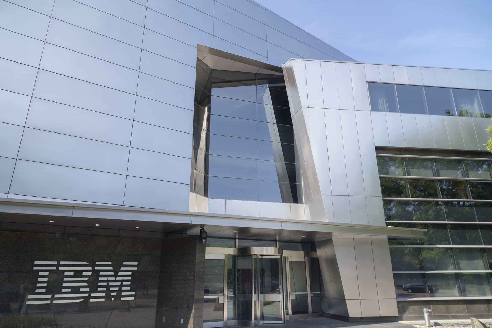 IBM Headquarters Entrance at Armonk, New York.