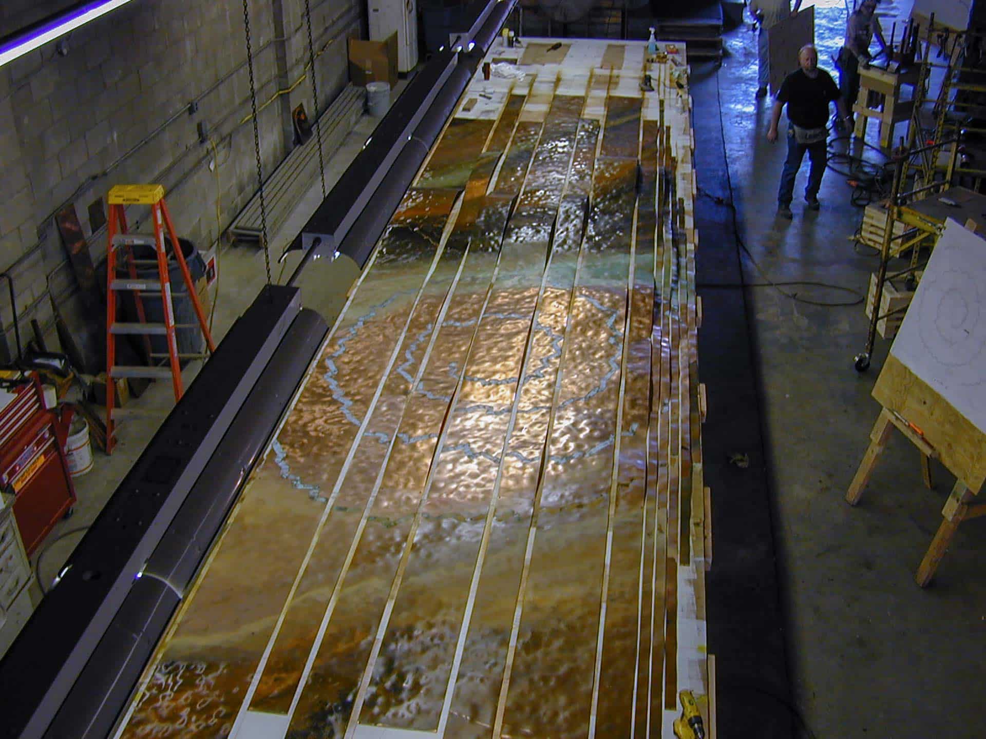 Photo of Fabrication at Zahner HQ for the National Museum of the American Indian in Washington D.C.