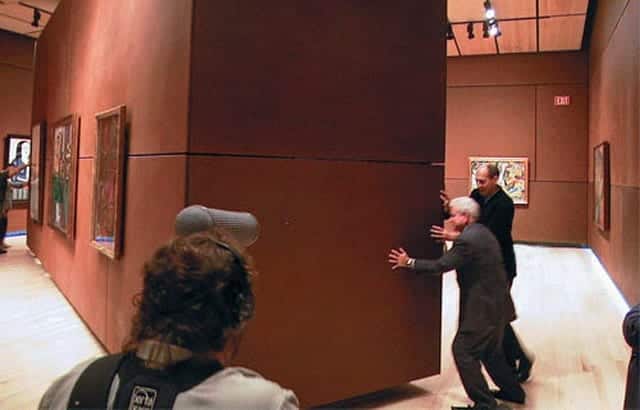 Museum owners display a rotating wall.
