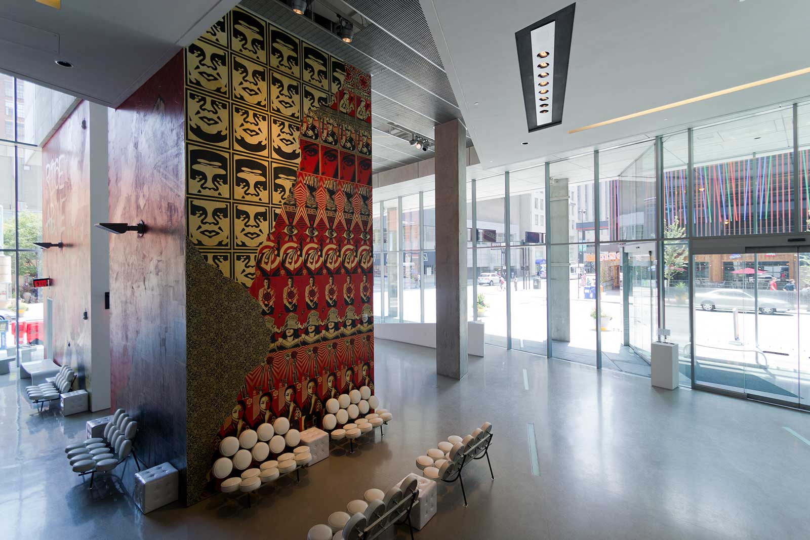 Interior photograph of the Lois & Richard Rosenthal Center for Contemporary Art.