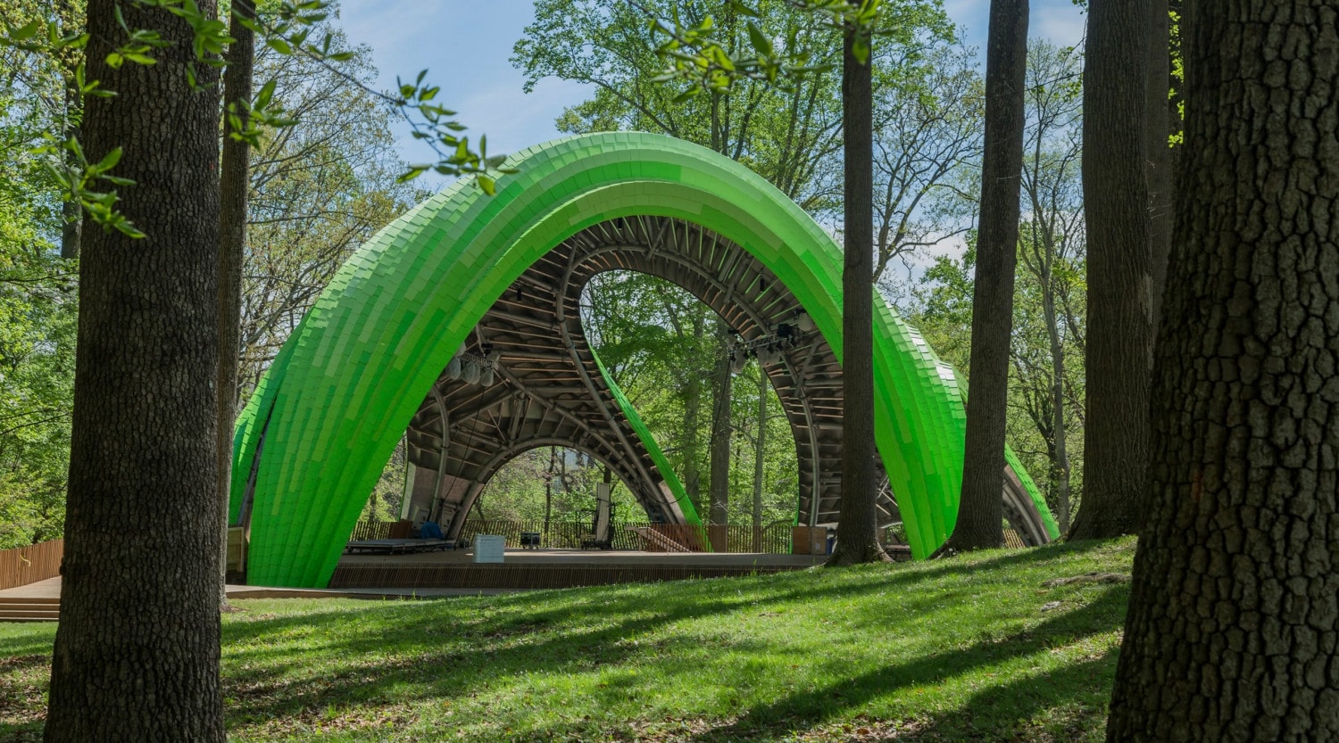The Chrysalis at Merriweather Park in Symphony Woods.