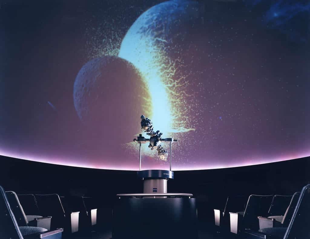 Interior of the Shafran Planetarium