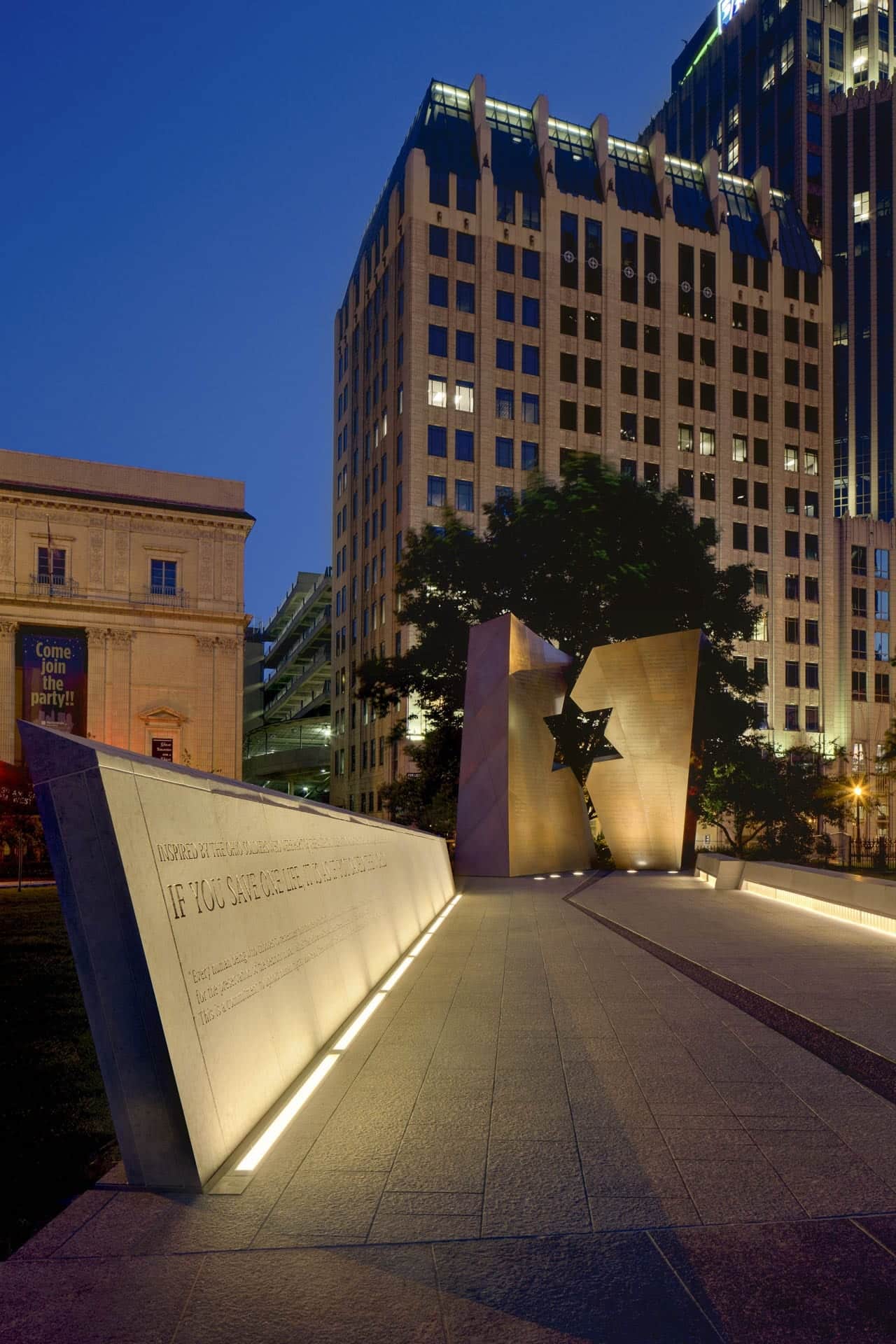 None HOLOCAUST AND LIBERATORS MEMORIAL.