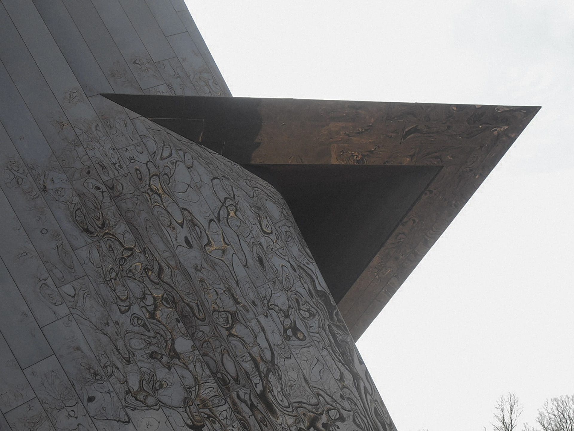 Detail of the Private Residence in Connecticut designed by Studio Daniel Libeskind.