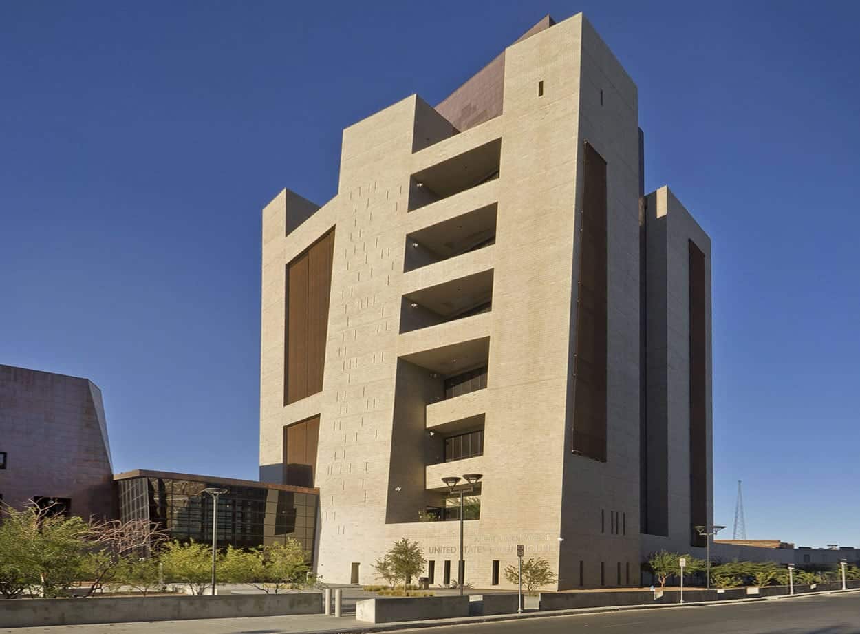 El Paso Courthouse south elevation. 