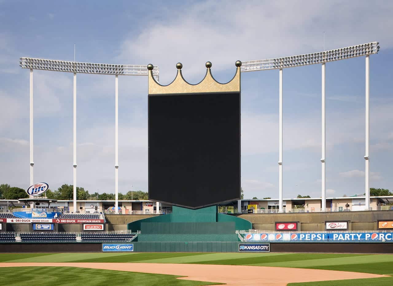 Kauffman Stadium Crown for the Royals in Kansas City