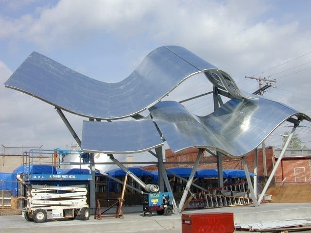 Guggenheim Canopy at the Zahner facility in Kansas City.