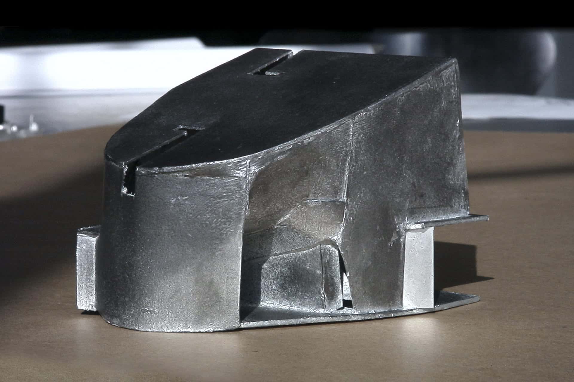 Physical model by Steven Holl Architects for the Turbulence House.