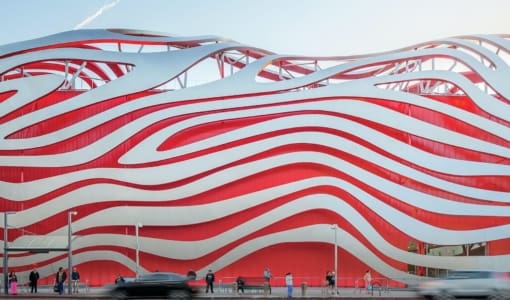 Zahner Assist ensures quality systems at predictable costs. Pictured: Petersen Automotive Museum