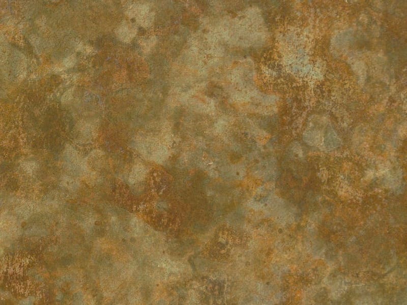 Zahner Roano™ - zinc with brown and orange patterned