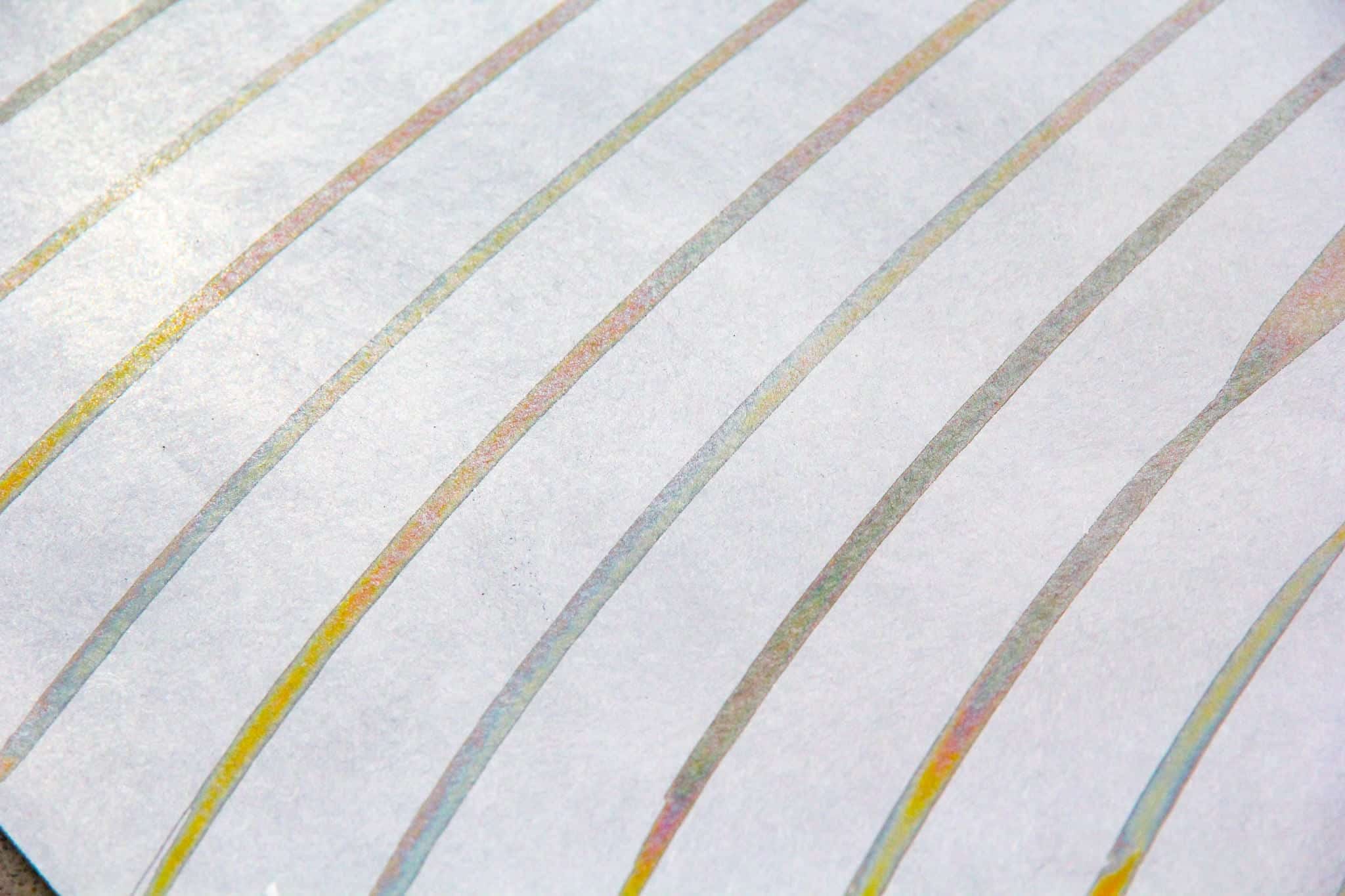 PRECISION PATINA SAMPLES – IRIDESCENT FINISH ON GALVANIZED STEEL - CLOSE-UP