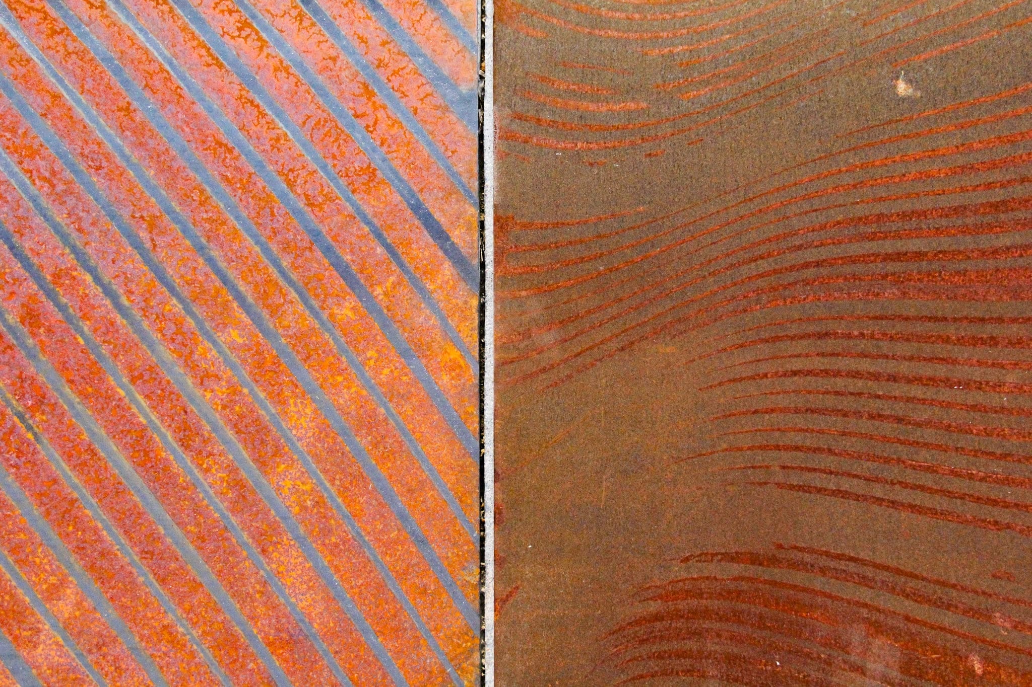 PRECISION PATINA SAMPLES – WEATHERING STEEL PANEL