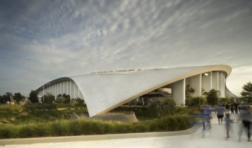 ZAHNER PRODUCED 512 PANELS PER WEEK, OVER 67 WEEKS TO BE DELIVERED ON-SITE AND INSTALLED.