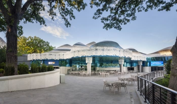 Completed Sea Turtle Cafe at the Suzanne and Walter Scott Aquarium.