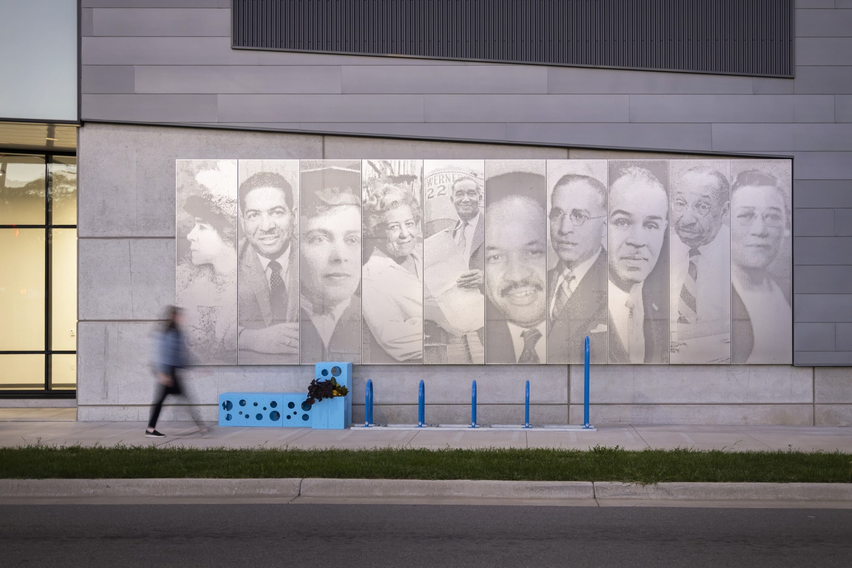 ImageWall mural featuring historic local civil rights figures at 1256 N Penn Ave in Minneapolis.