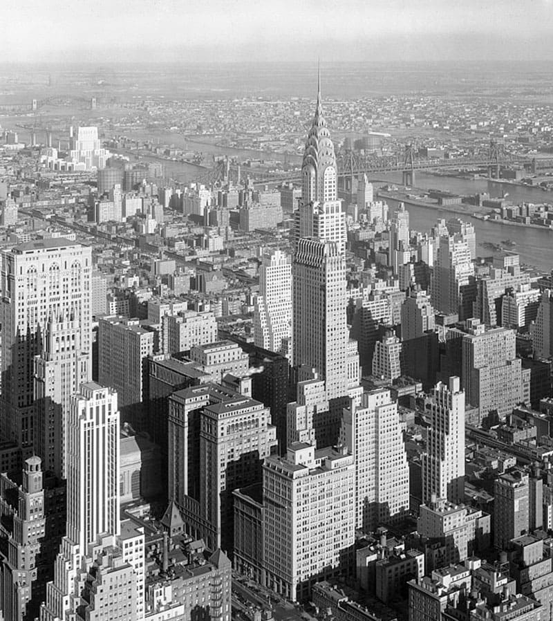 The Chrysler building was complete in May 1930.