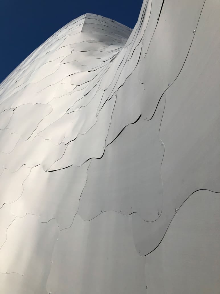 NINE UNIQUE SHAPES COMPRISE THE ZINC SKIN.