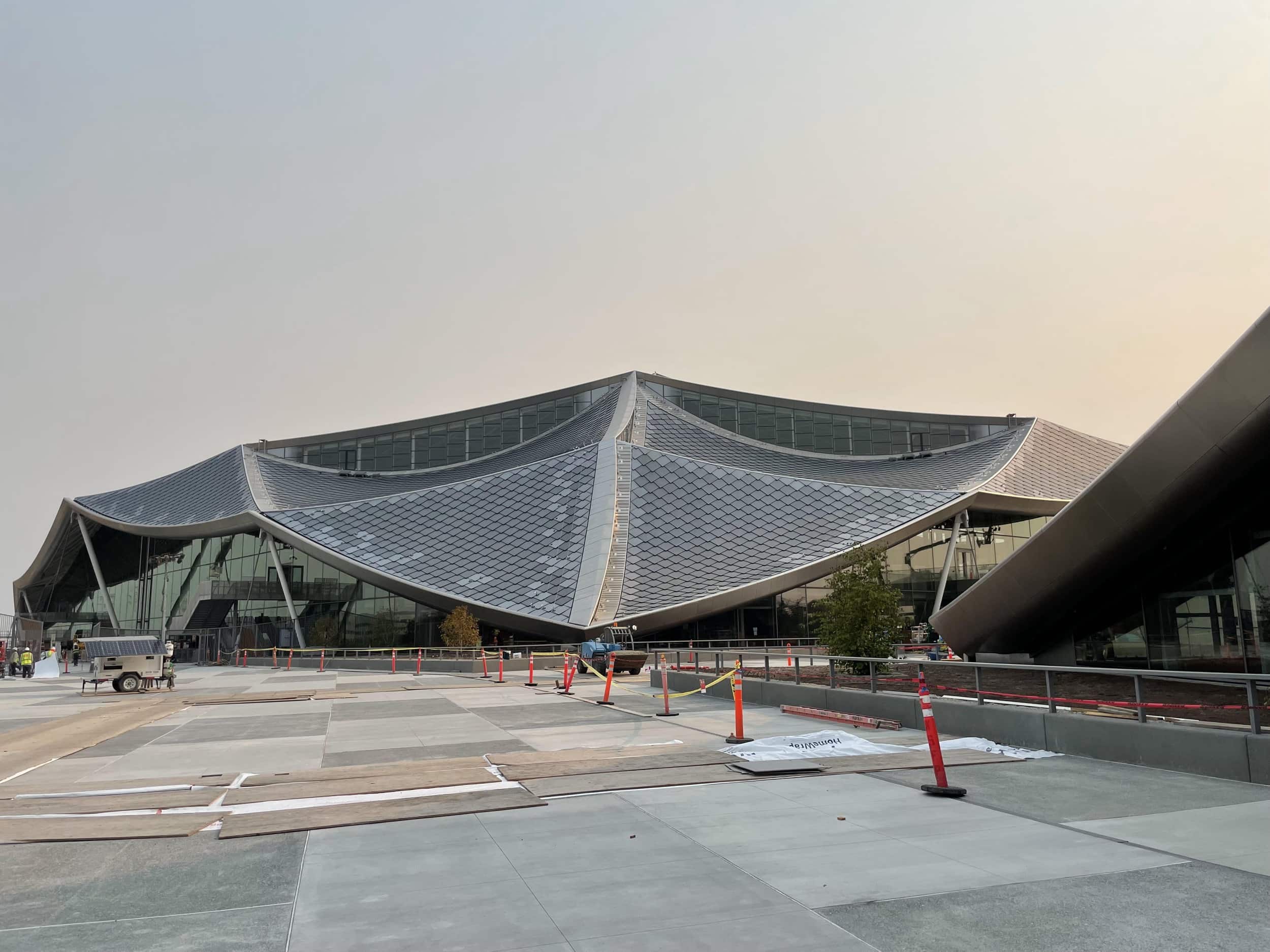 Zahner Angel Hair eyebrows and Google's custom-designed dragonscale solar skin roofing.